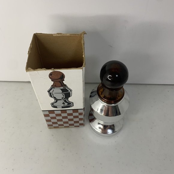 Vintage‎ AVON The Pawn II Chess Piece Spicy After Shave Empty Bottle 6” - Picture 2 of 6